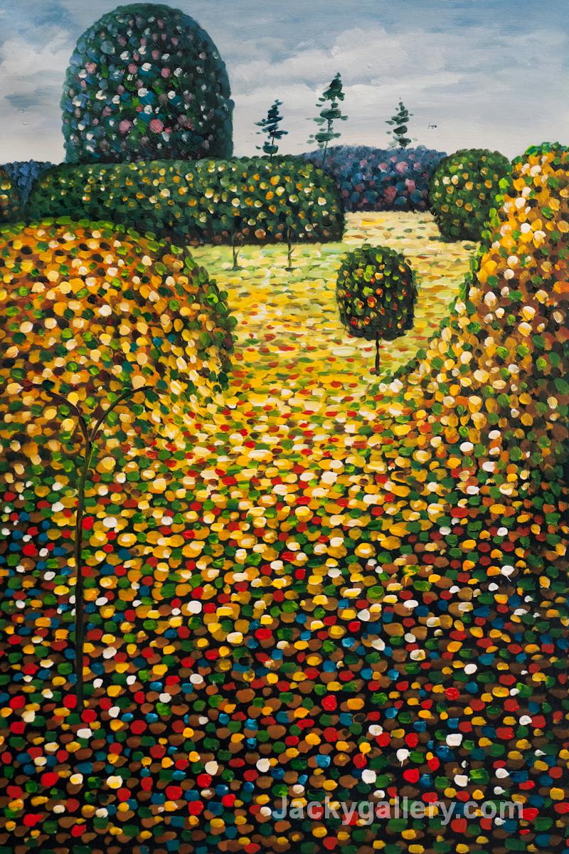 Field of Poppies by Gustav Klimt paintings reproduction